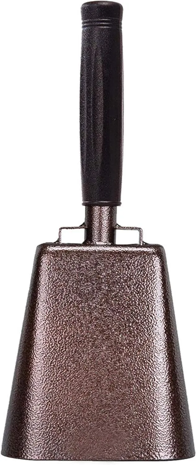 Cow Bell With Handle-7 Inch Cow Bell Noise Maker, Cowbell Beater